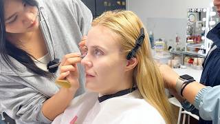 ASMR Makeup Lesson with Two Korean Pro Makeup Artists (Unintentional ASMR)