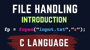 What are Files & How to Create and Open them : File Handling Introduction in C Language