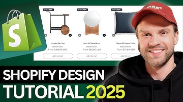 Step-by-step Tutorial Shopify Website Design Tutorial 2025 (Beginner to Pro)