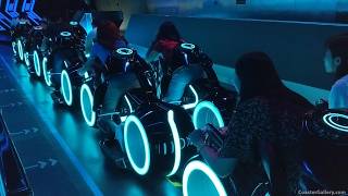 TRON Lightcycle Power Run at Shanghai Disneyland in Pudong, China.  Vekoma motorcycle-themed coaster