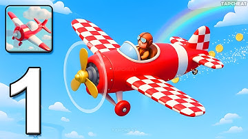 Epic Plane Evolution - Gameplay Walkthrough Part 1 - Pull The Slingshot (Android, iOS)