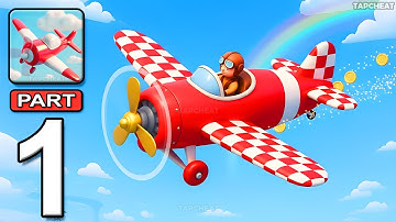 Epic Plane Evolution - Gameplay Walkthrough Part 1 - Pull The Slingshot (Android, iOS)