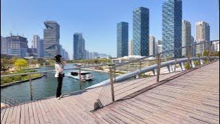 South Korea's New Futuristic City 🇰🇷 Songdo | 송도 서울 | Seoul - Incheon | Street Walk | City Tour 2024