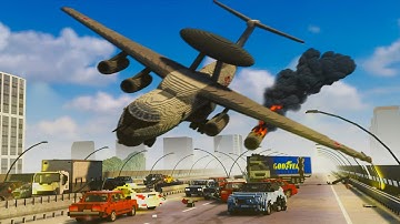 Realistic Airplane Crashes and Shootdowns | Teardown