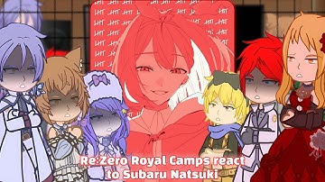 Re:Zero Royal Selection Camps Characters react to Natsuki Subaru || Part 6 || Arc 9+ ||