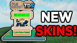 RANKING EVERY PLZ DONATE SKIN! IS IT WORTH IT? | SHOWCASE   REVIEW Tower Defense Simulator (UPDATE)