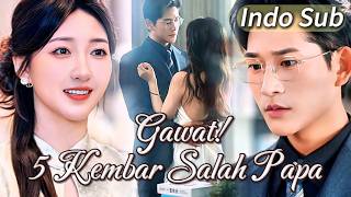 New💕Malam Gila 1x, Kembali Dengan 5 Kembar! Ternyata Ayah Asli Adalah CEO Dingin#full #drama #reels