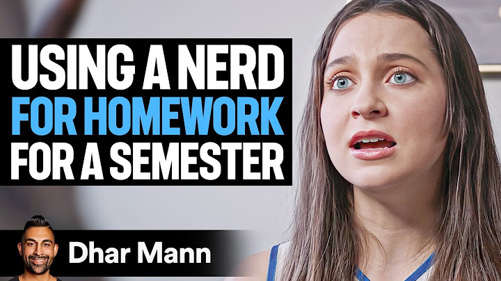 Cheerleader USES NERD To Do HOMEWORK All Semester! 📚✏️ | Dhar Mann Studios