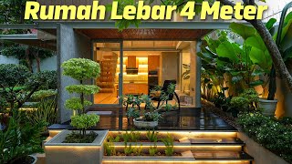 A 48m2 Small House on a Large Plot! Inspiration: RikiFajarNadi