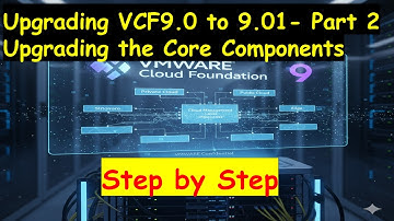 Upgrading VCF9.0 to ver. 9.01.  Part 2. Upgrading the Core Components.  Finally here.