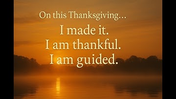 “On This Thanksgiving… You Need to Hear This Message 🕯️✨”
