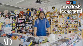 Inside NPR's Tiny Desk Set Full of Priceless Objects | Set Tour | Architectural Digest