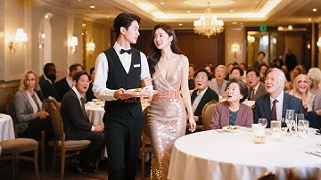 女總裁找了個服務員窮小夥當男友被全家恥笑，殊不知他是首富繼承人，訂婚宴上公開身份驚呆眾人！#爽劇 #逆襲 #反轉