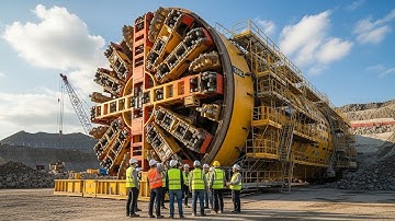 How This Incredible Giant Machines Conquer Mountains for Megaprojects