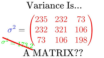 How Variance Is Actually… A Matrix?