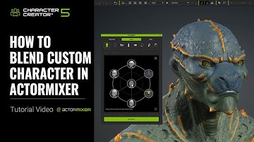How to Blend Custom Character in CC5 ActorMIXER | Character Creator 5 Tutorial