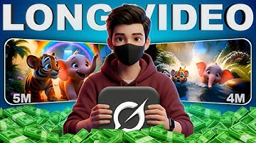 Grok AI Mobile Trick - Make HD 3D Cartoon Long YouTube Videos (16:9) FREE & UNLIMITED Full Tutorial