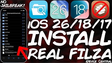 iOS 26 / 18.6.2 - 17 Get REAL FILZA File Manager Without JAILBREAK On All Devices