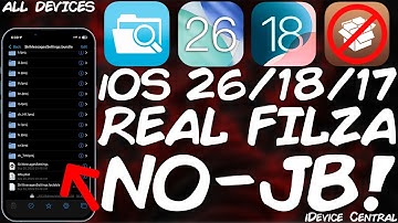iOS 26 / 18.6.2 - 17 Get REAL FILZA File Manager Without JAILBREAK On All Devices
