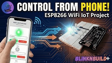 Simple IoT Project: ESP8266 Multi LED Controller (Web Server)