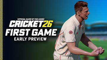 CRICKET 26 - Eerste wedstrijd & indrukken - Vroege gameplay