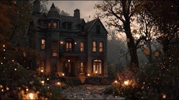 Haunted Mansion Study Ambience – Dark Academia Aesthetic with Elegant Instrumental Background Music