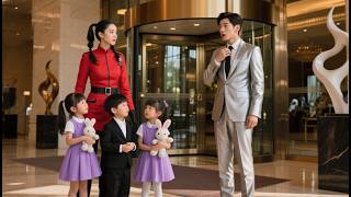 A female agent stole CEO’s virginity and vanished, until he met three mini-hims 7 years later!