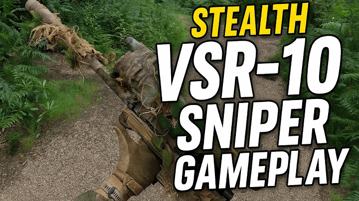 My First Airsoft Sniping Game - VSR-10 Stealth Sniper POV