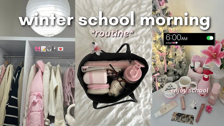 grwm: SCHOOL MORNING ROUTINE 📝❄️ *winter edition*