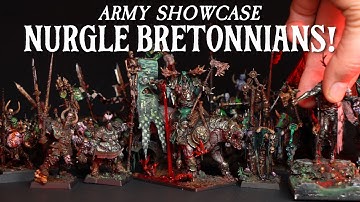 Army Showcase | Fully Kitbashed Nurgle Bretonnians!