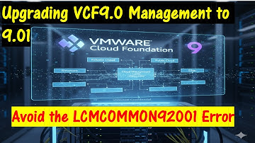 Upgrading VCF9.0 Management to ver. 9.01.  Pt 1. What you need to know - Pt 2 coming soon.. Maybe.