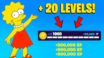 NEW BEST LEGIT *NO TIMER* FORTNITE XP MAP to FARM & LEVEL UP FAST in SEASON SIMPSONS ! (750,000!)