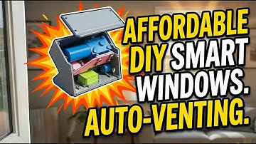 DIY Smart Windows: 3D Printing + Z-Wave + Home Automation