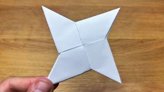 How To Make a Paper Ninja Star (Shuriken) - Origami