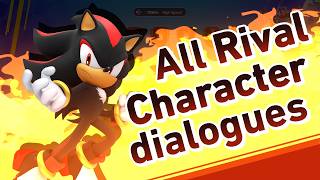 Sonic Racing CrossWorlds – All Character interactions with clean audio (English)