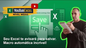 Este alerta pode evitar perdas — Excel VBA eficaz. #eventosVBA