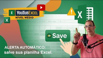 Proteja seus dados: mensagem automática para salvar planilha (Excel VBA) #eventosVBA