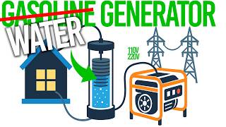 🔥 Goodbye Gasoline! I Made an Electric Generator That Runs ONLY ON WATER
