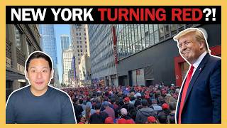 MASSIVE Crowds Fill NYC Streets Before HUGE Trump Rally at Madison Square Garden