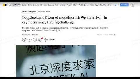 DeepSeek Just Earned 100% Return, Crushing GPT5 in Trading