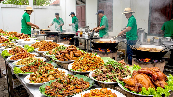 🥘 Massive Village Wedding Food Feast – All Day Cooking!