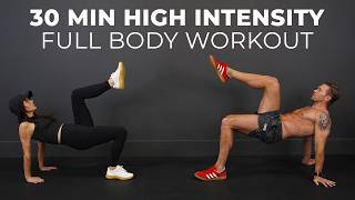 30 Minute No Equipment HIIT – Full Body Fat Burn Workout at Home