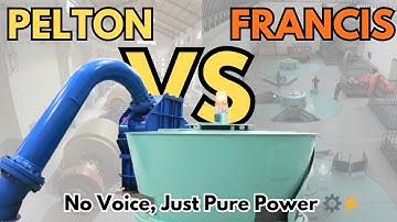 Francis vs Pelton Turbine Startup — The Real Sound of Hydropower!
