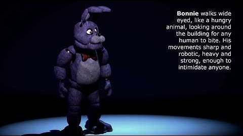 How the fnaf 1 animatronics walk (game accurate)