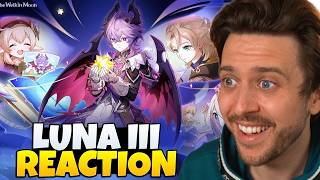 THIS LOOKS INSANE (Genshin Impact Luna III Livestream Reaction)