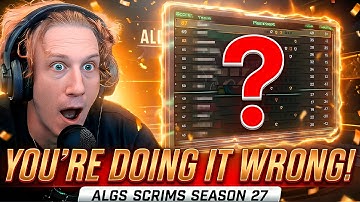 These Scores are THE NEW STANDARD for Winning in MATCH POINTS – ALGS Scrims – NiceWigg Watch Party