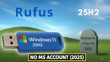 Install Windows 11 25H2 Without Microsoft Account 2025  Rufus Easy Bypass Method
