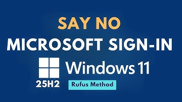 Install Windows 11 25H2 Without Microsoft Account 2025  Rufus Easy Bypass Method