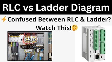 RLC vs Ladder Diagram – Difference Explained in Hindi | PLC Programming Basics