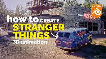 Blender 3D Stranger Things Inspired Animation